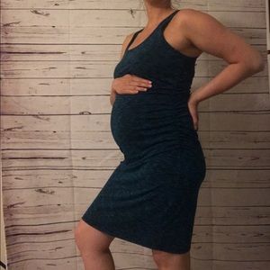 MATERNITY Teal Tank Dress